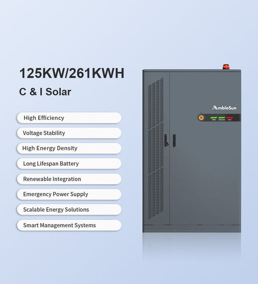125kW/261kWh BESS C&I Energy Solutions - Solar Charging Battery