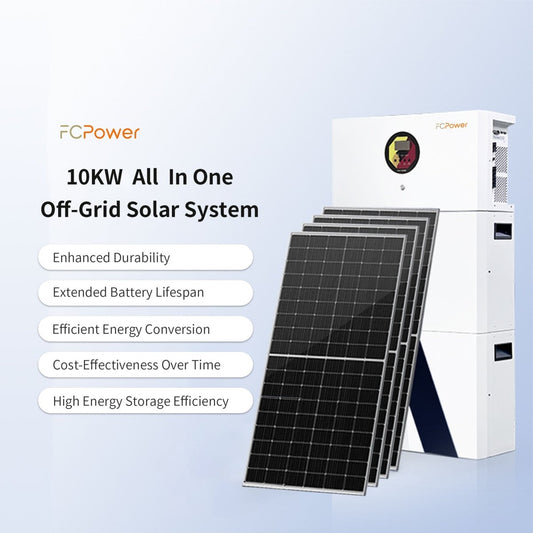 10kW Off-Grid Solar System - Solar Charging Battery