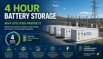 4 Hour Battery Storage Why Utilities Prefer It - Solar Charging Battery
