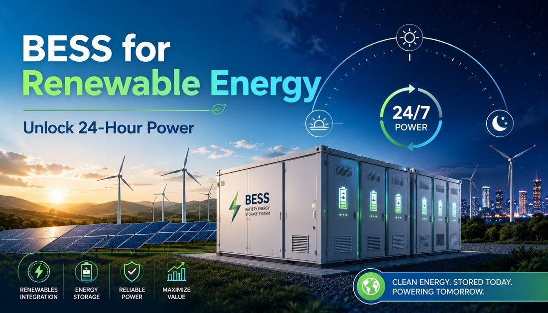 BESS for Renewable Energy: Unlock 24-Hour Power - Solar Charging Battery