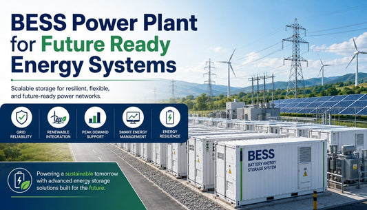 BESS Power Plant for Future Ready Energy Systems - Solar Charging Battery