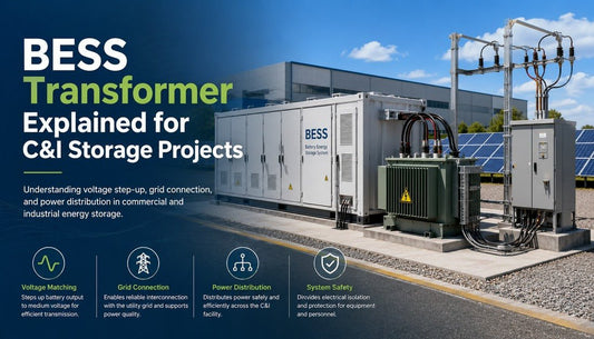 BESS Transformer Explained for C&I Storage Projects - Solar Charging Battery
