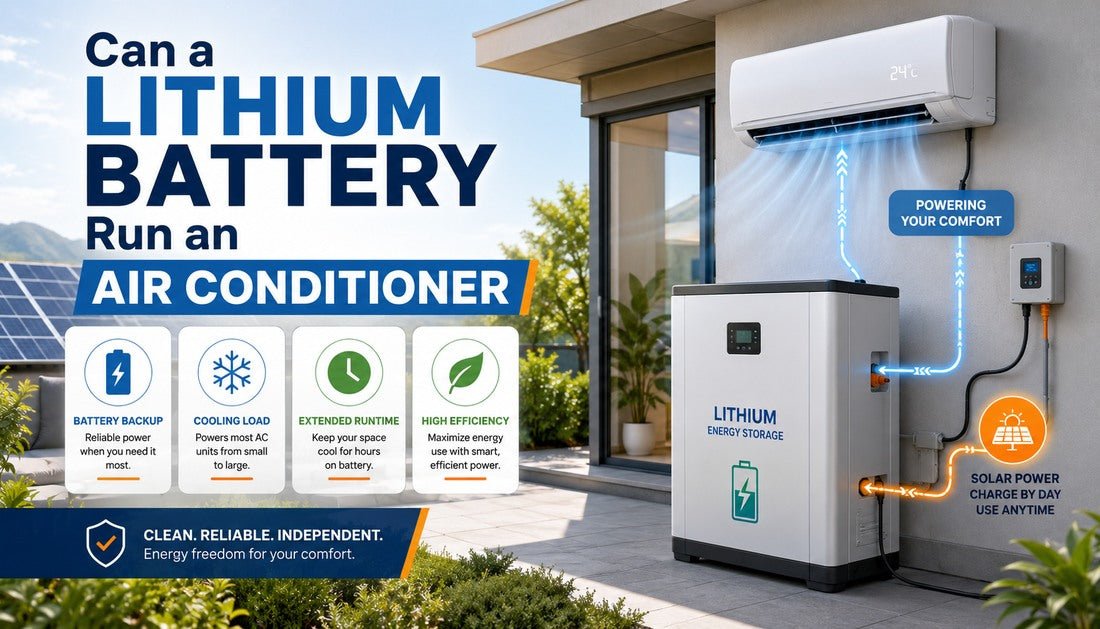 Can a Lithium Battery Run an Air Conditioner - Solar Charging Battery