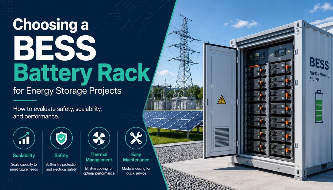 Choosing a BESS Battery Rack for Energy Storage Projects - Solar Charging Battery