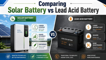Comparing Solar Battery vs Lead Acid Battery - Solar Charging Battery