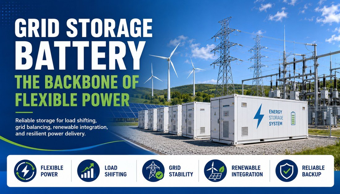 Grid Storage Battery: The Backbone of Flexible Power - Solar Charging Battery