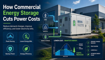 How Commercial Energy Storage Cuts Power Costs - Solar Charging Battery