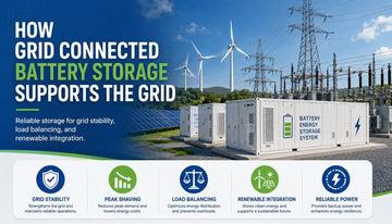 How Grid Connected Battery Storage Supports the Grid - Solar Charging Battery