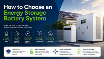 How to Choose an Energy Storage Battery System - Solar Charging Battery