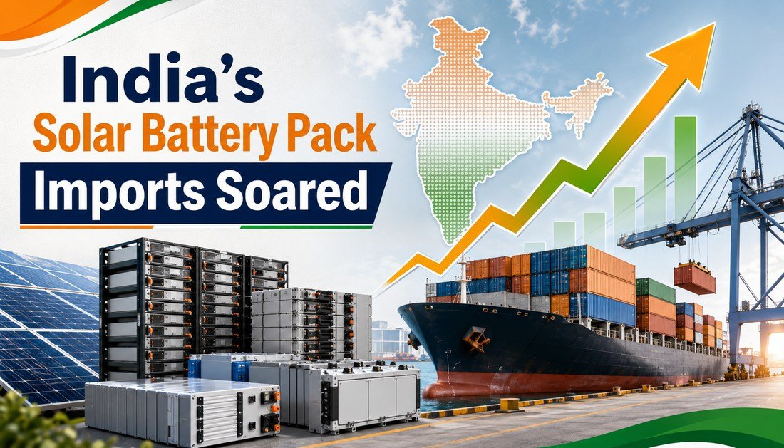 India's Solar Battery Pack Imports Soared - Solar Charging Battery
