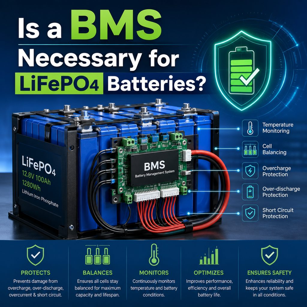 Is a BMS Necessary for LiFePO4 Batteries? - Solar Charging Battery