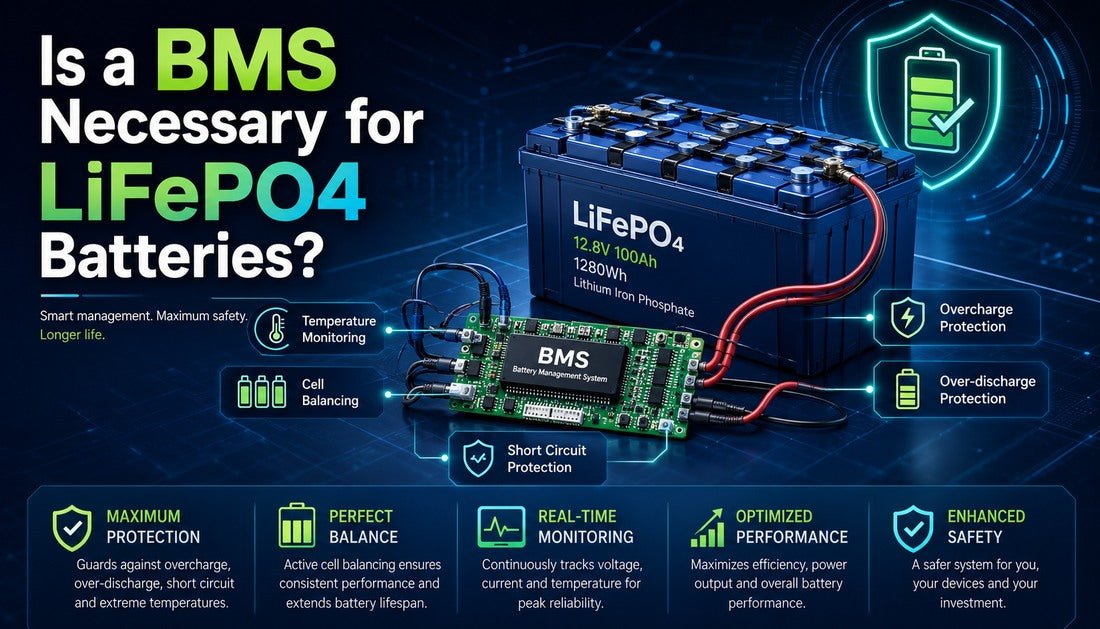 Is a BMS Necessary for LiFePO4 Batteries? - Solar Charging Battery
