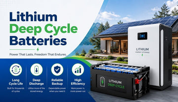 Lithium Deep Cycle Batteries - Solar Charging Battery