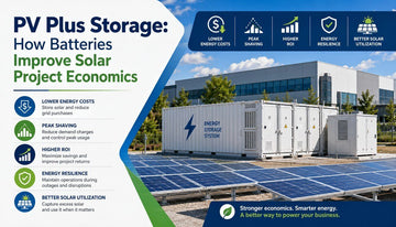 PV Plus Storage: Improve Solar ROI and Project Value - Solar Charging Battery