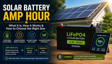 Solar Battery Amp Hour - Solar Charging Battery