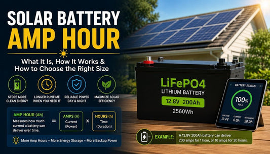 Solar Battery Amp Hour - Solar Charging Battery