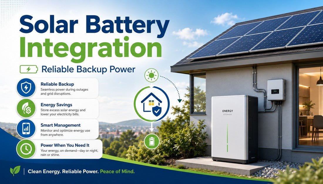 Solar Battery Integration for Reliable Backup Power - Solar Charging Battery