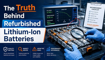 Truth Behind Refurbished Lithium-Ion Batteries - Solar Charging Battery