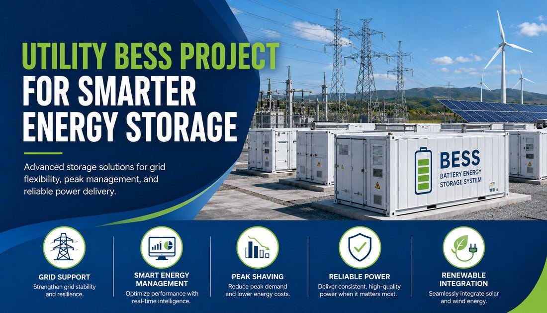 Utility BESS Project for Smarter Energy Storage - Solar Charging Battery