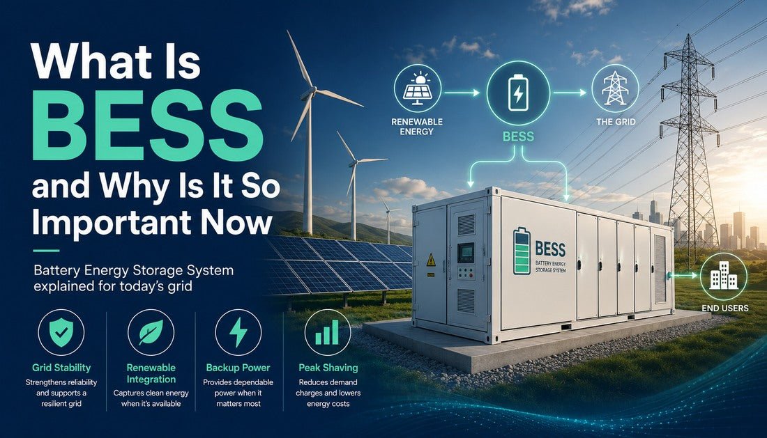 What Is BESS and Why Is It So Important Now - Solar Charging Battery
