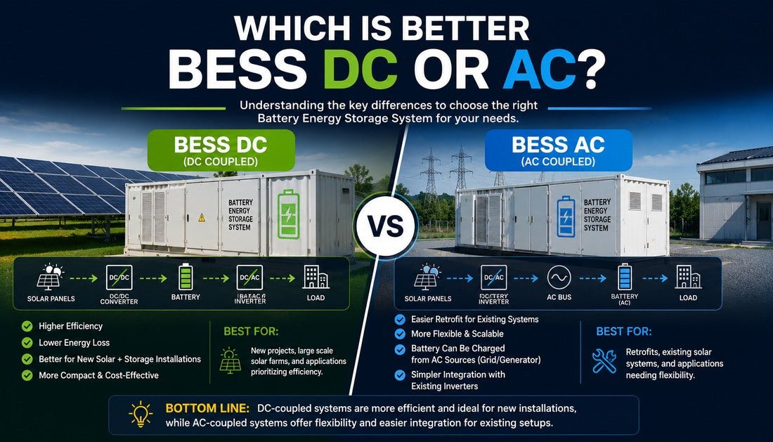 Which is better BESS DC or AC? - Solar Charging Battery