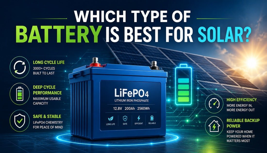 Which Type of Battery is Best for Solar? - Solar Charging Battery