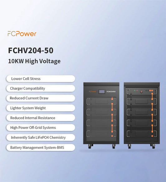10kWh Rack Mounted High Voltage Battery - Solar Charging Battery