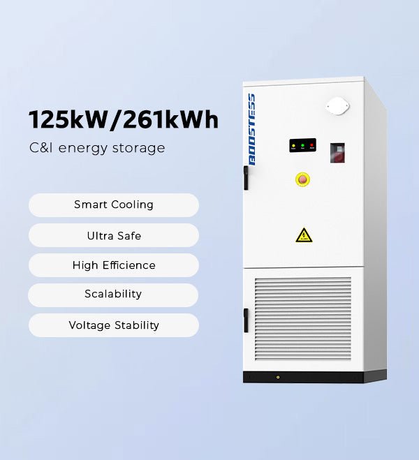 125kW/261kWh BESS C&I Energy Solutions - Solar Charging Battery
