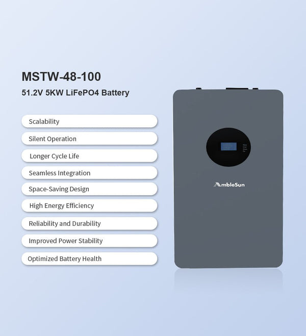 48v 100ah 5kw Lifepo4 Lithium Battery - Solar Charging Battery