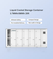 Containerized Storage with LiFePO4 Battery - Solar Charging Battery