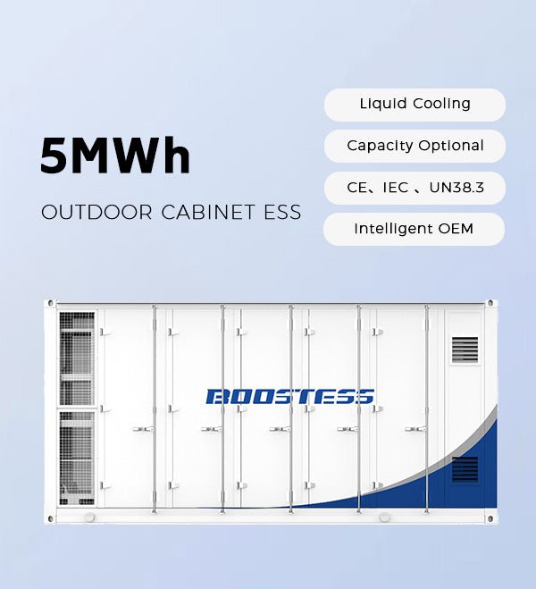 Containerized Storage with LiFePO4 Battery - Solar Charging Battery