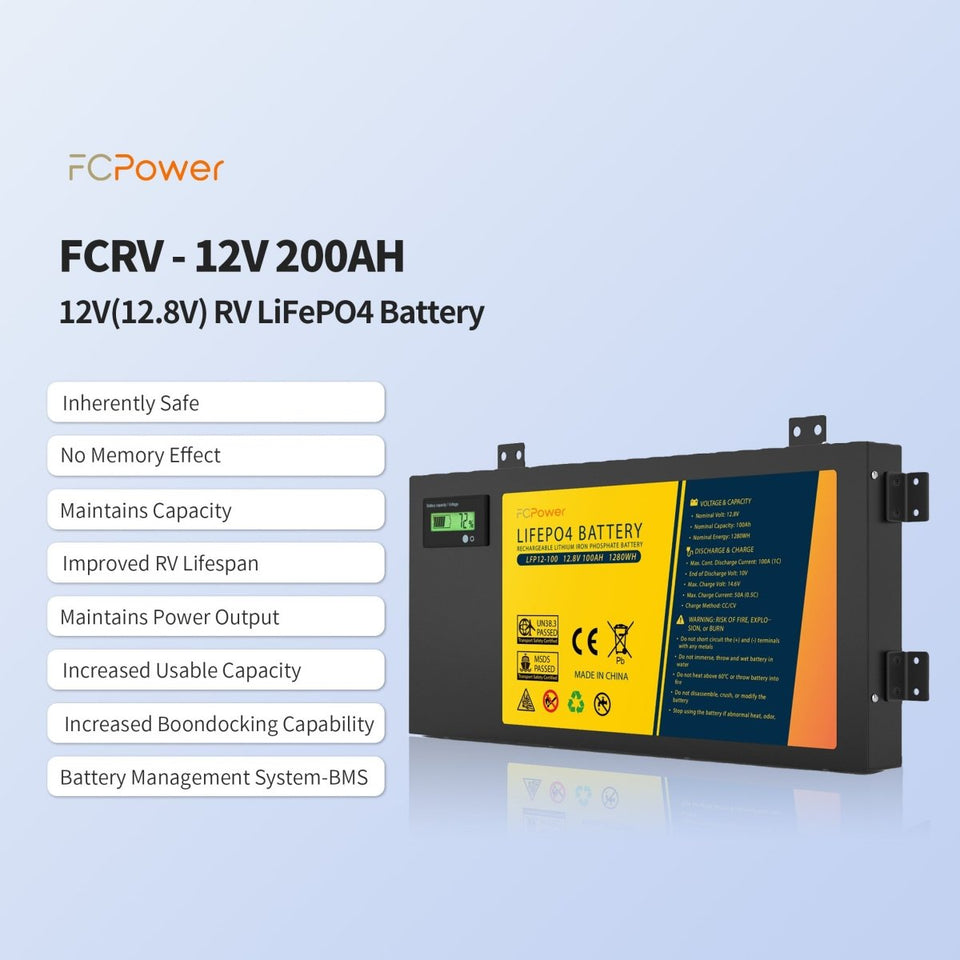 12V LiFePO4 Battery: