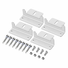Mounting Hardware Z Brackets - Solar Charging Battery